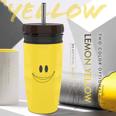 Stay hydrated with this portable tumbler cup. Double-wall insulation keeps drinks hot or cold. Great for kids and adults on the go.
