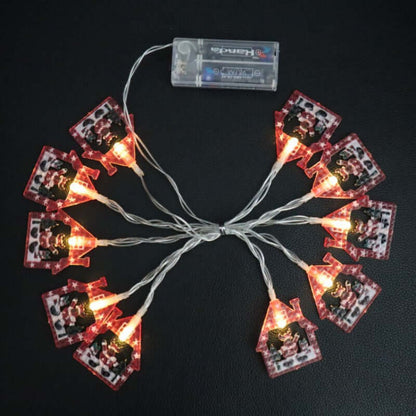 New LED Lighting Chain Christmas Tree Snowman Man Decoration