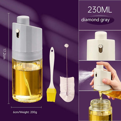 Press Oil Dispenser Cooking Oil Bottle