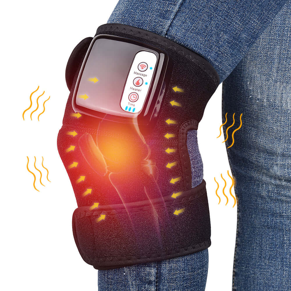 Electric Infrared Knee Massager with Heat & Vibration for Pain Relief