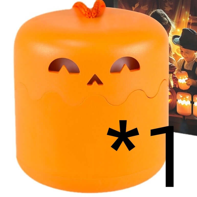 Halloween Pumpkin Foldable Portable Small Night Lamp 2025