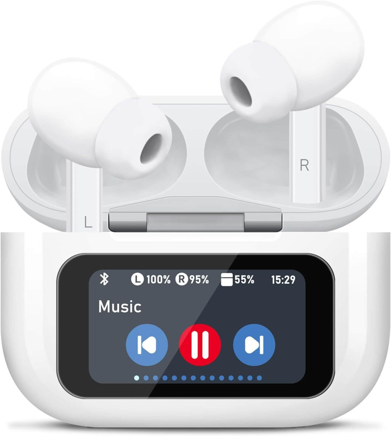 wireless ear buds with touch controls