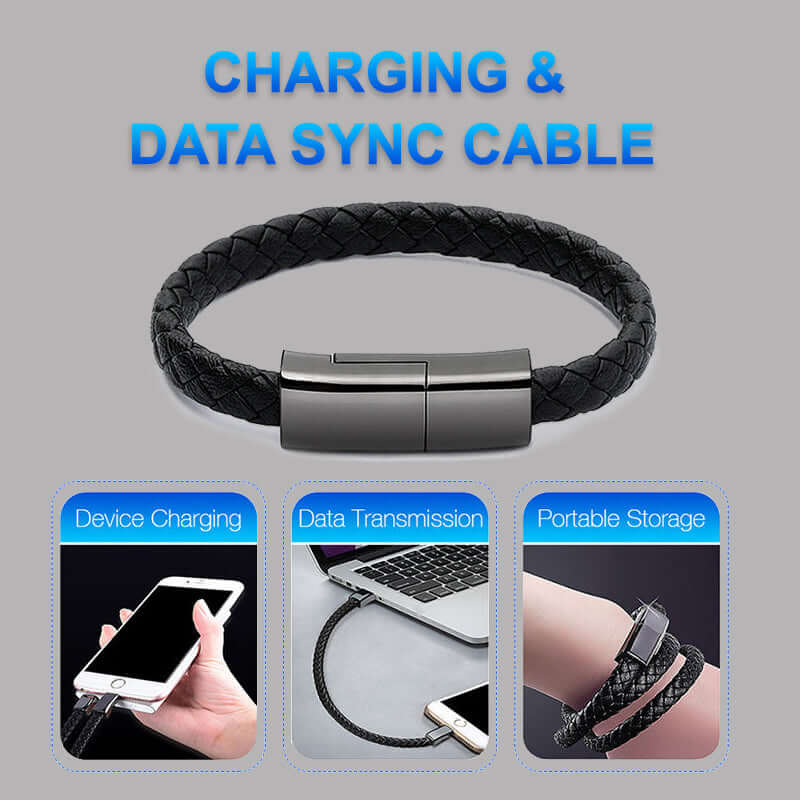 Bracelet Charger USB Cable for iPhone 14 & 13