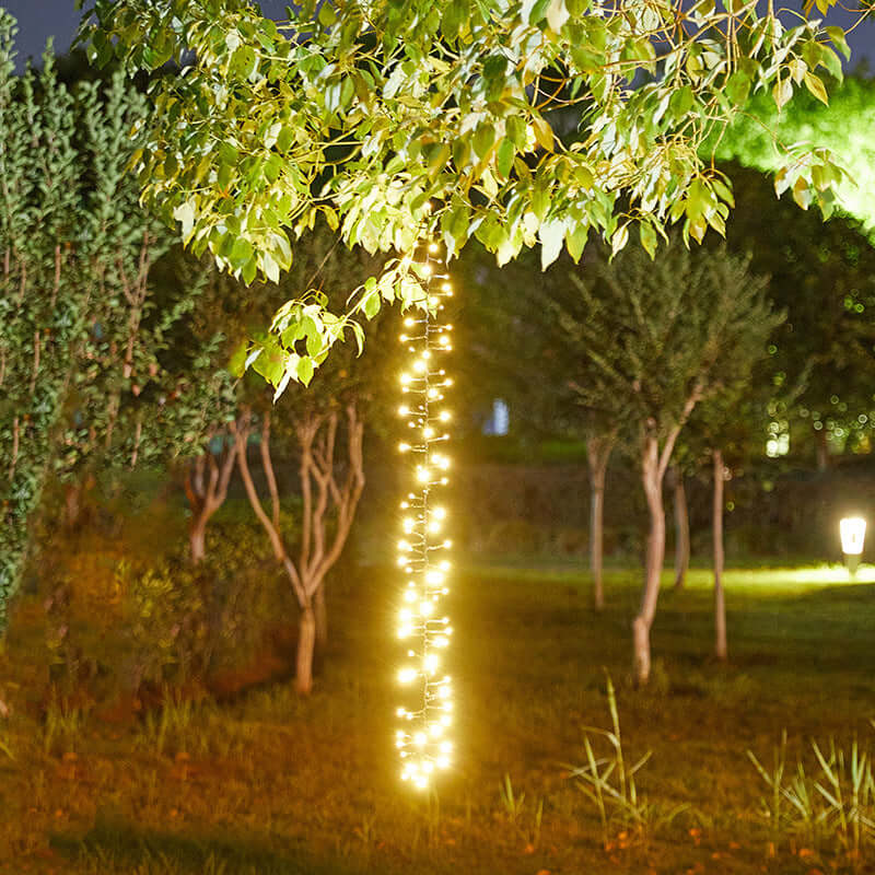 Christmas Outdoor Courtyard Hanging Meteor Shower Lights 