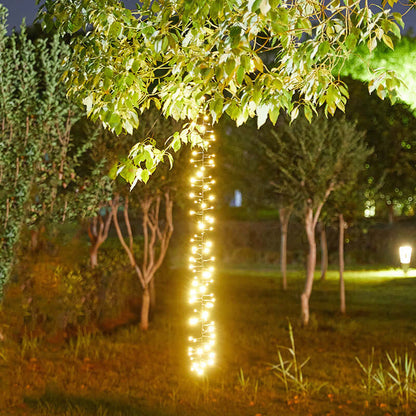 Christmas Outdoor Courtyard Hanging Meteor Shower Lights 