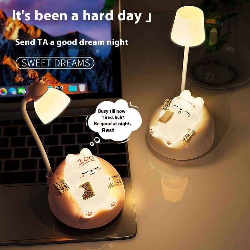 Bedside Night Lamp Small Pet Sleeping Light