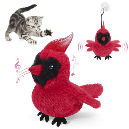 Cat Toy USB Rechargeable Electronic Pet Toys Flapping Bird