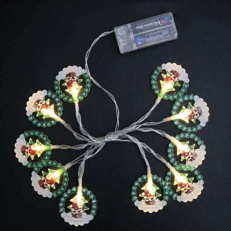 New LED Lighting Chain Christmas Tree Snowman Man Decoration