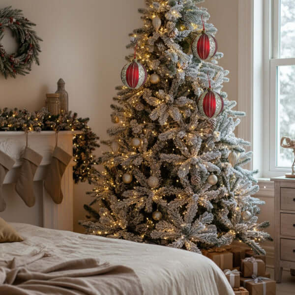 4PCS Set Glass Ball Ornaments christmas decorations for tree