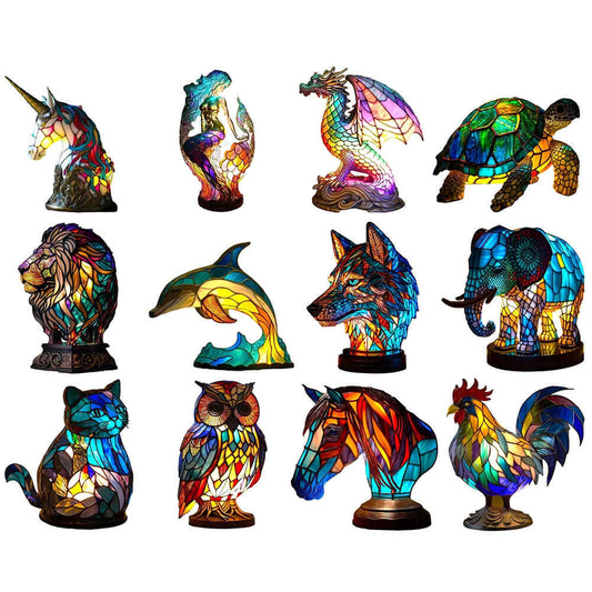 3D Colored Animal Desk Lamp Animal Decorative Night Light 
