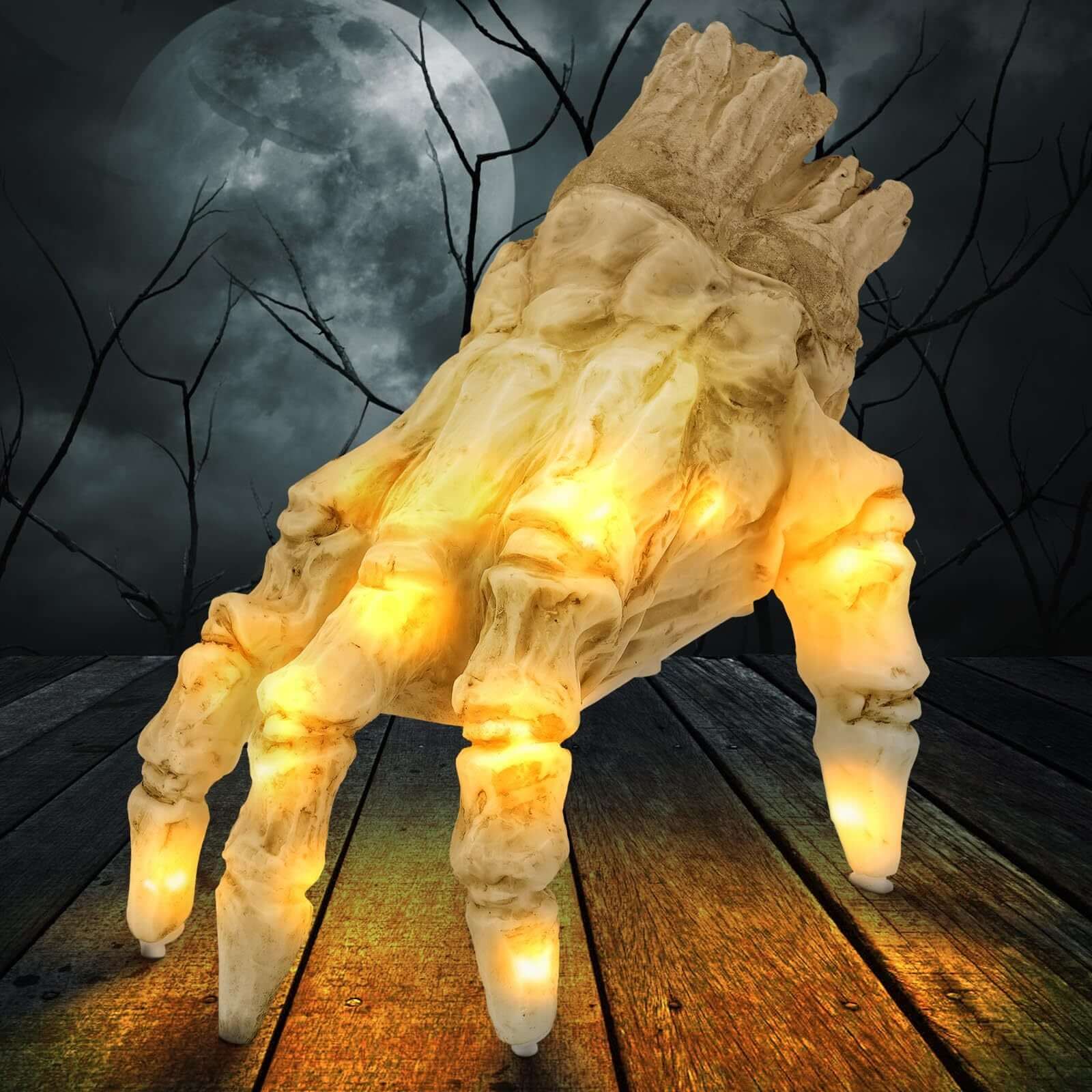 Halloween Electric Luminous Crawling walking Hand Animated 