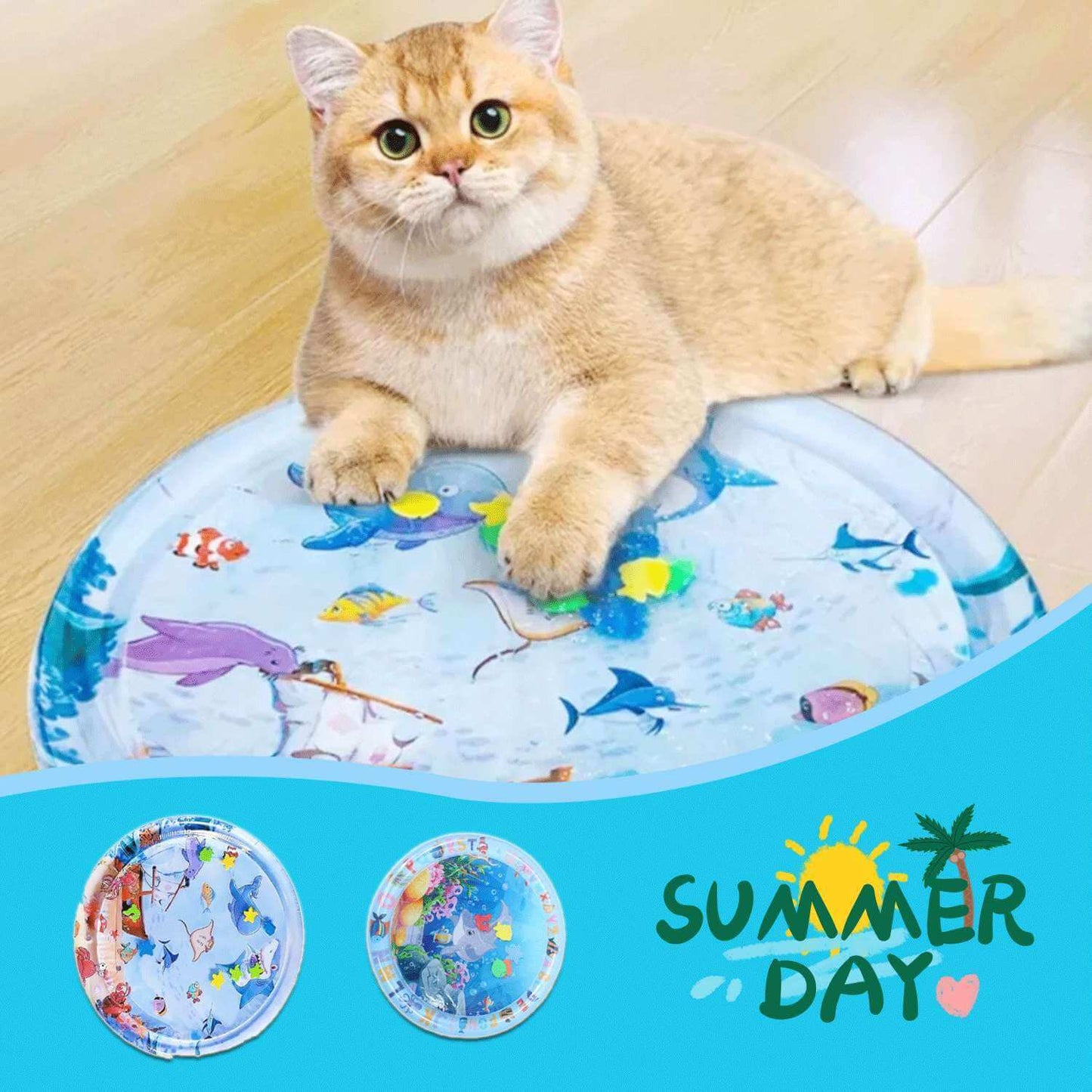 Summer Cooling Pet Bed – Ice Pad Mat for Dogs & Cats
