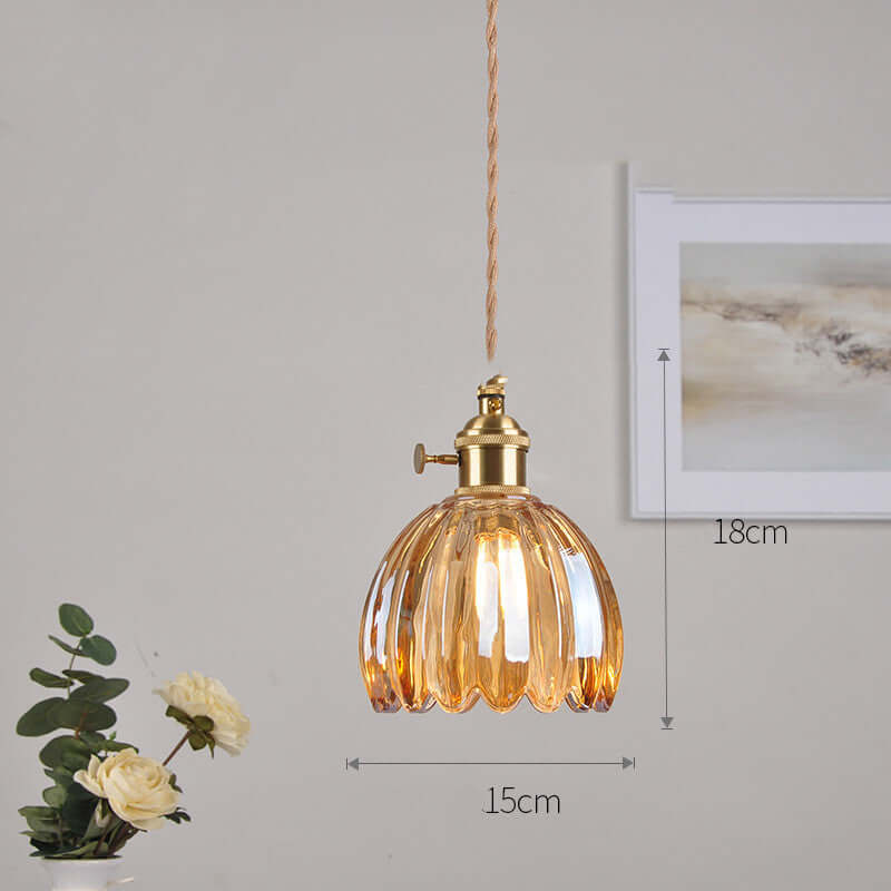 Cafe Brass Glass Chandelier Elegant Lighting Fixture