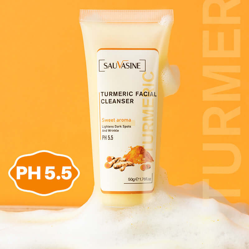Facial Cleansing Turmeric Cleanser Moisturizing Skin