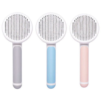 Pet Grooming Brush Round Handle Pet Comb