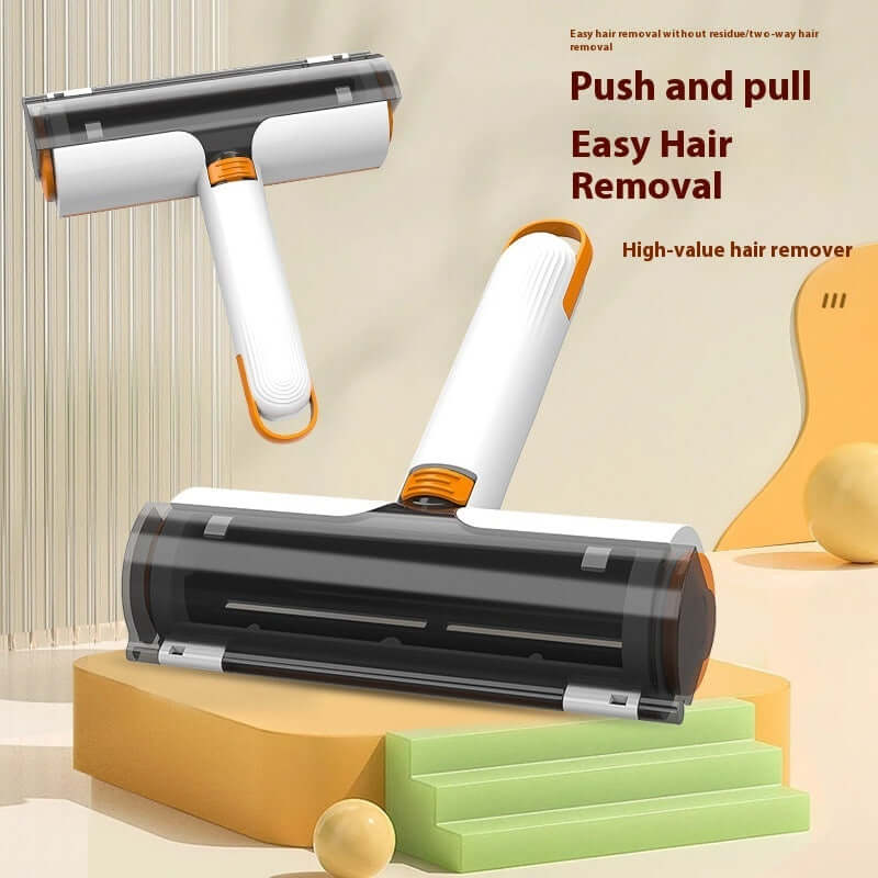 Pet Hair Removal Roller 2 In 1 Portable Washable Brush 