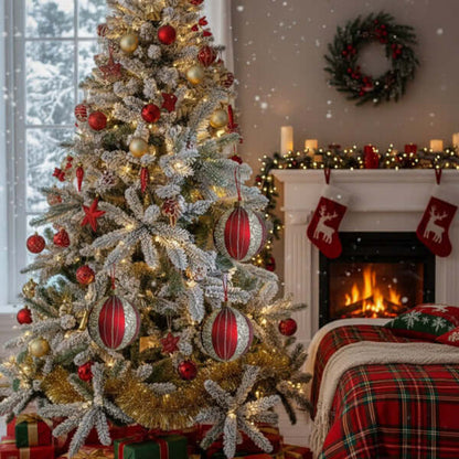 4PCS Set Glass Ball Ornaments christmas decorations for tree