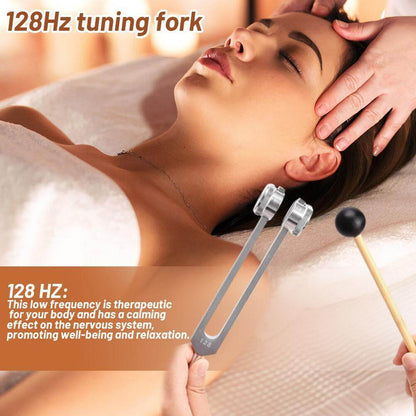Therapy Tool Weighted Sound 128 Hz Tuning Fork 