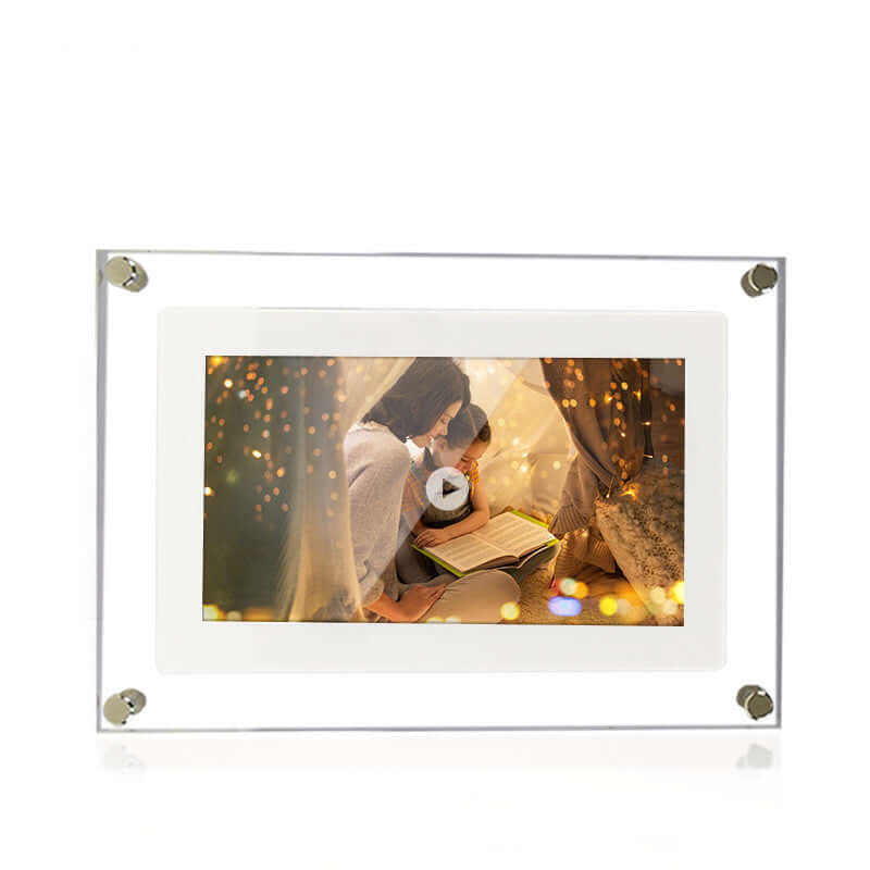 View details for Digital Picture Frame Acrylic Video Player Digital Photo Frame Vertical Display With 1GB And Battery Type C Video Frame Gift For Loved Digital Picture Frame Acrylic Video Player Digital Photo Frame Vertical Display With 1GB And Battery Ty