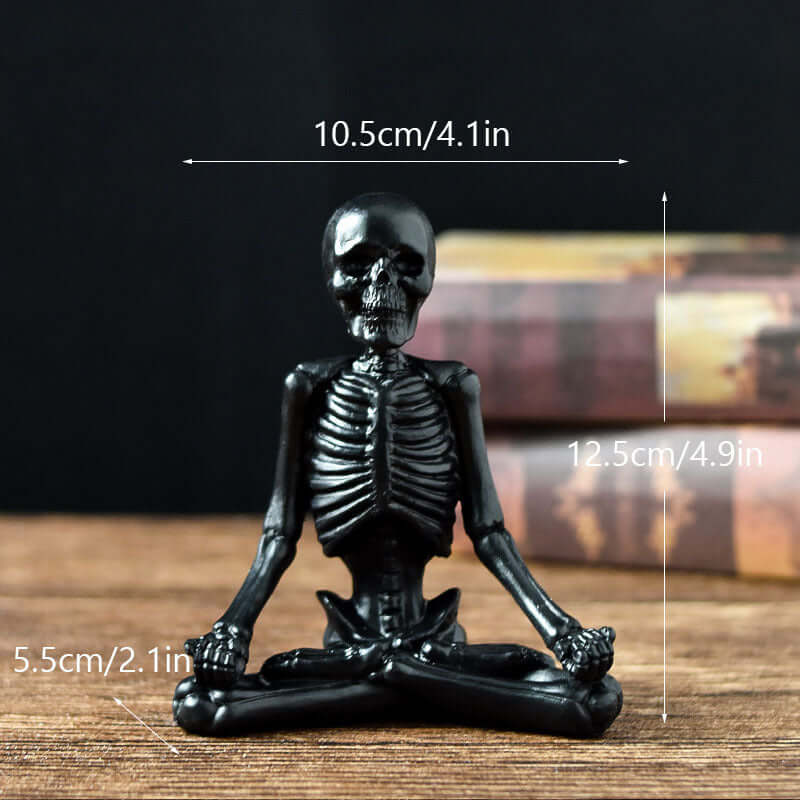  Halloween Horror Desktop Ornaments Skeleton in vintage white