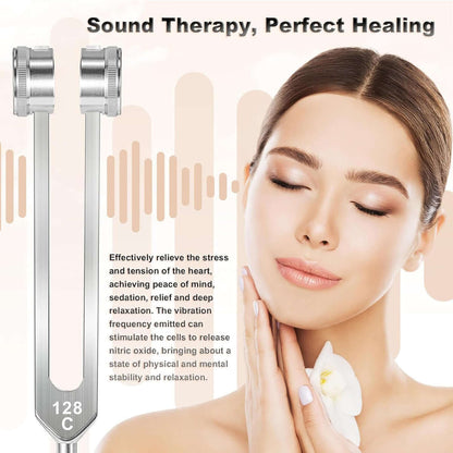 Therapy Tool Weighted Sound 128 Hz Tuning Fork 