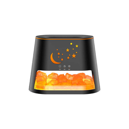 Salt Flame USB Ultrasonic Aroma Diffuser with Colorful Flame