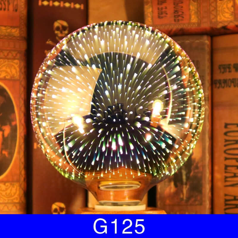 Christmas Lights Home Decorations 3D Fireworks Bulb 