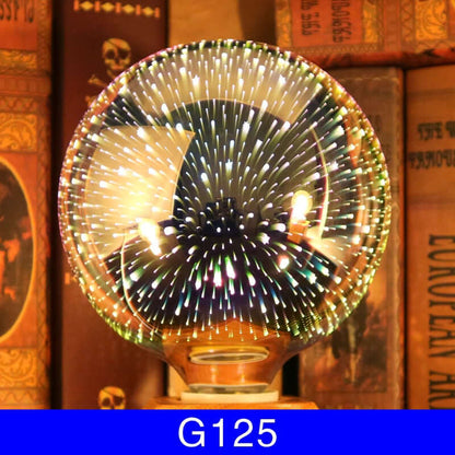 Christmas Lights Home Decorations 3D Fireworks Bulb 