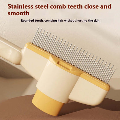 Professional Pet Comb For Dogs And Cats With Release Button