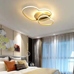 Doppel Herz Children's Room Bedroom LED Ceiling Light