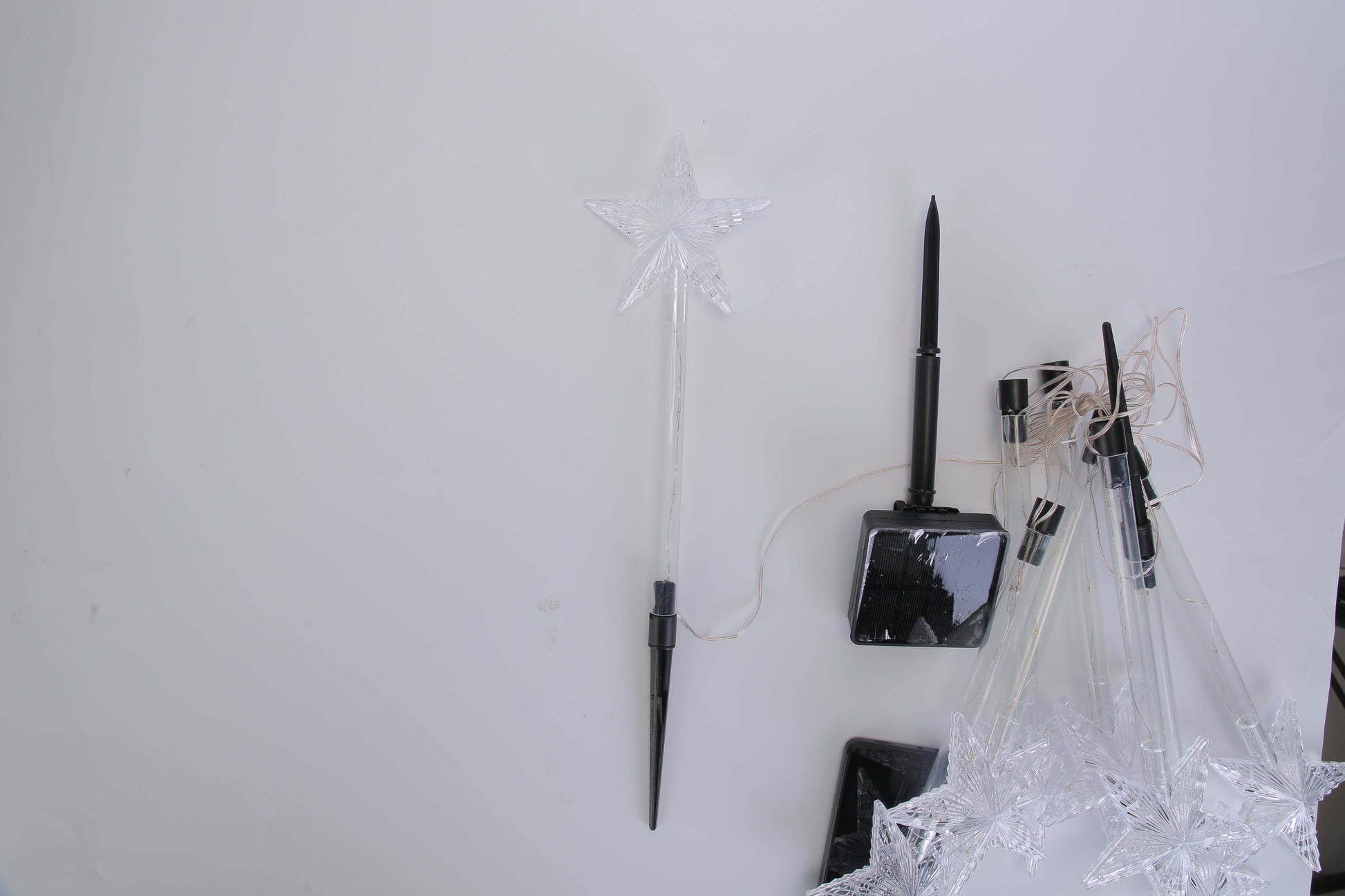 Christmas Solar Stake Lights 8Pack Star Path Lights