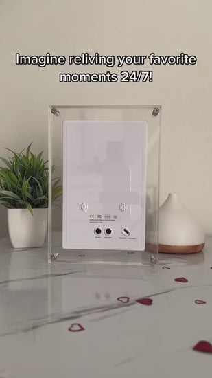 Electronic Photo Album Video Advisement