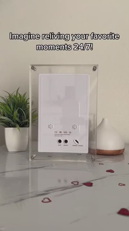 Electronic Photo Album Video Advisement