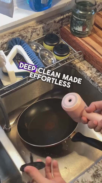 Electric Cleaning Brush Dishwashing Brush Automatic Wireless USB Rechargeable Professional Kitchen Bathtub Tile Cleaning Brushes