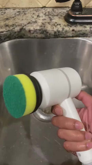 Electric Cleaning Brush Dishwashing Brush Automatic Wireless USB Rechargeable Professional Kitchen Bathtub Tile Cleaning Brushes