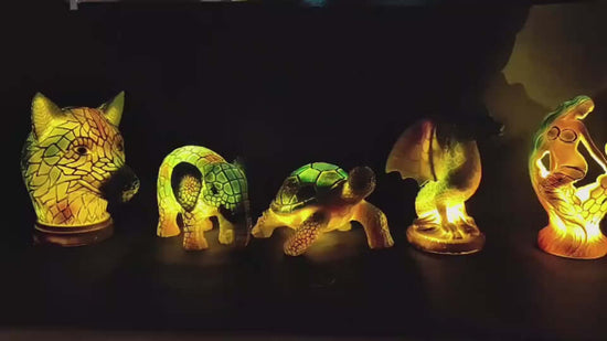 3D Colored Animal Desk Lamp Animal Decorative Night Light