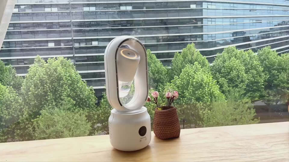  Summer Water Cooled Spray Mist Electric Fan USB Rechargeable Portable Wireless Air Humidifier Bladeless Ventilator Table Fan