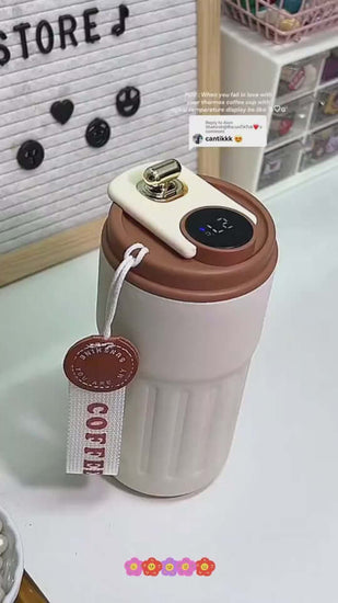 Smart Digital Thermal Bottle Portable Coffee Mug