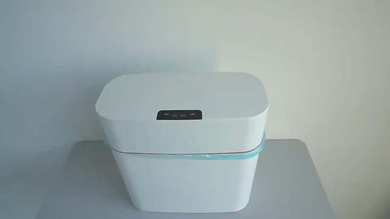 videoView details for Smart Trash Can With Lid For Bedroom And Living Room Kitchen Storage Box Trash Can Induction Small Car Box Automatic Smart Dustbin Smart Trash Bin Smart Trash Can With Lid For Bedroom And Living Room Kitchen Storage Box Trash Can Ind