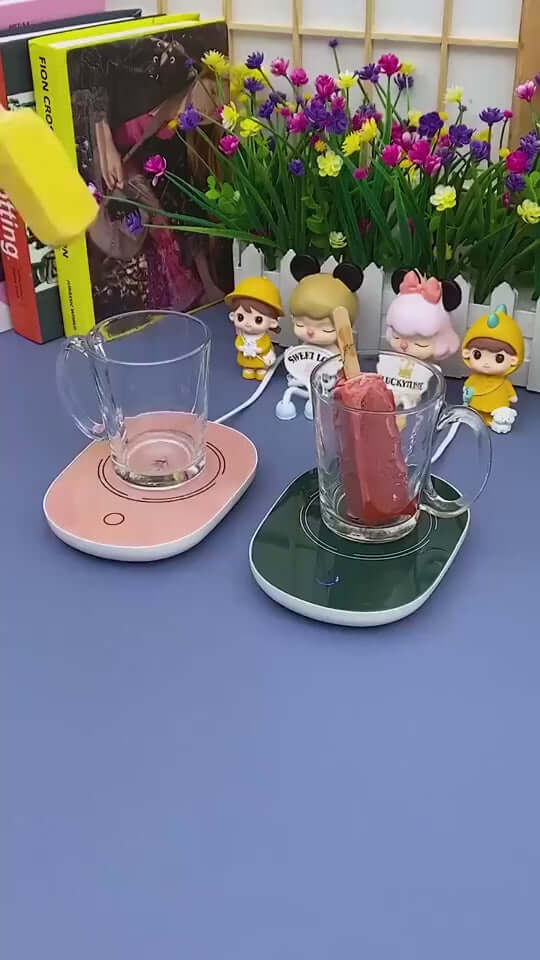 Insulation Coaster Heating Cup – Keep Drinks Warm in Winter