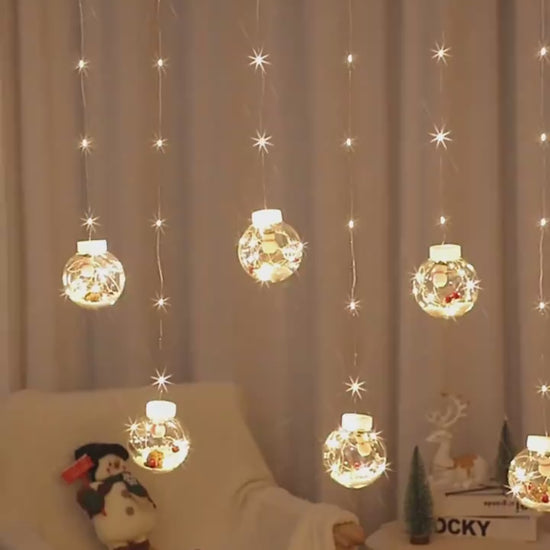 Christmas Led Wishing Ball String Lights Decorations