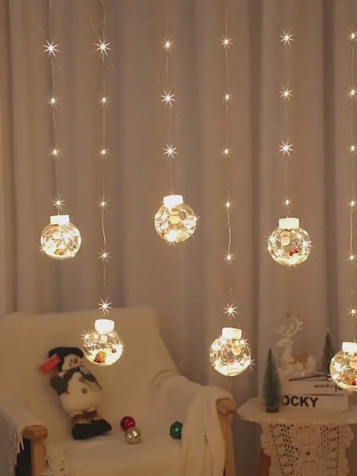 Christmas Led Wishing Ball String Lights Decorations