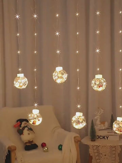 Christmas Led Wishing Ball String Lights Decorations