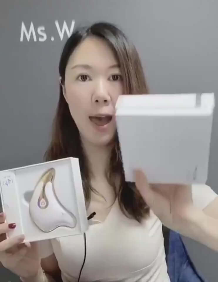 Facial Massager Face Lifting Slimming LED Light