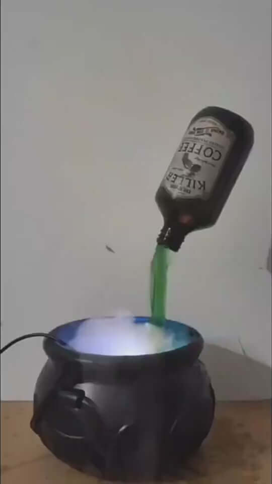 Halloween Black Wizard Bowl Magic Float Bottle