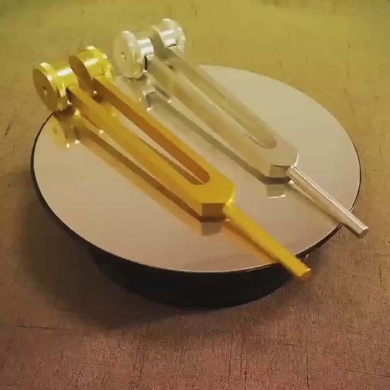 128 Hz Tuning Fork – Weighted Sound Therapy Tool