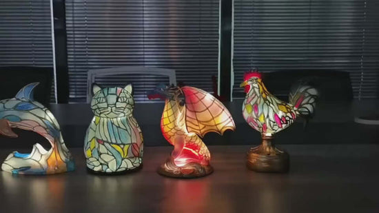 3D Colored Animal Desk Lamp Animal Decorative Night Light