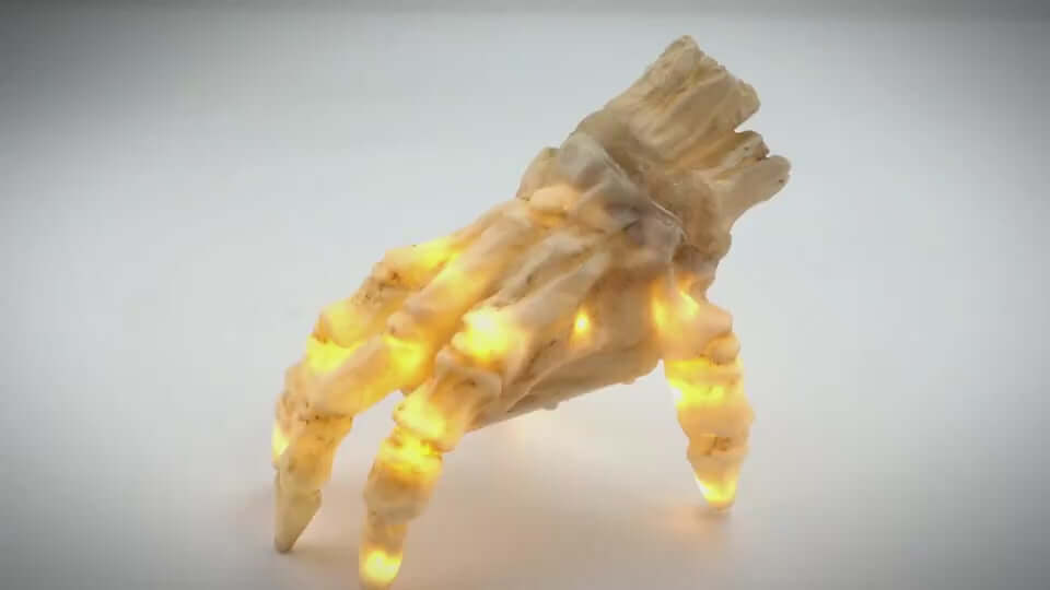 Halloween Electric Luminous Crawling walking Hand Animated