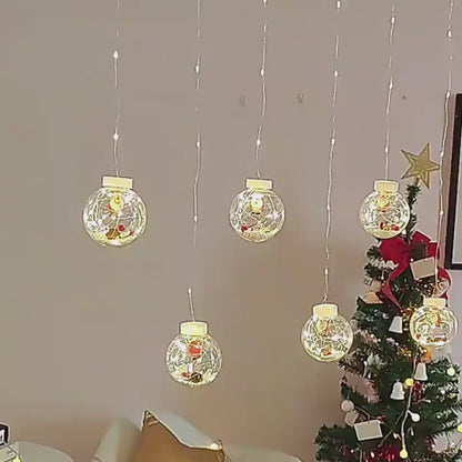 Christmas Led Wishing Ball String Lights Decorations