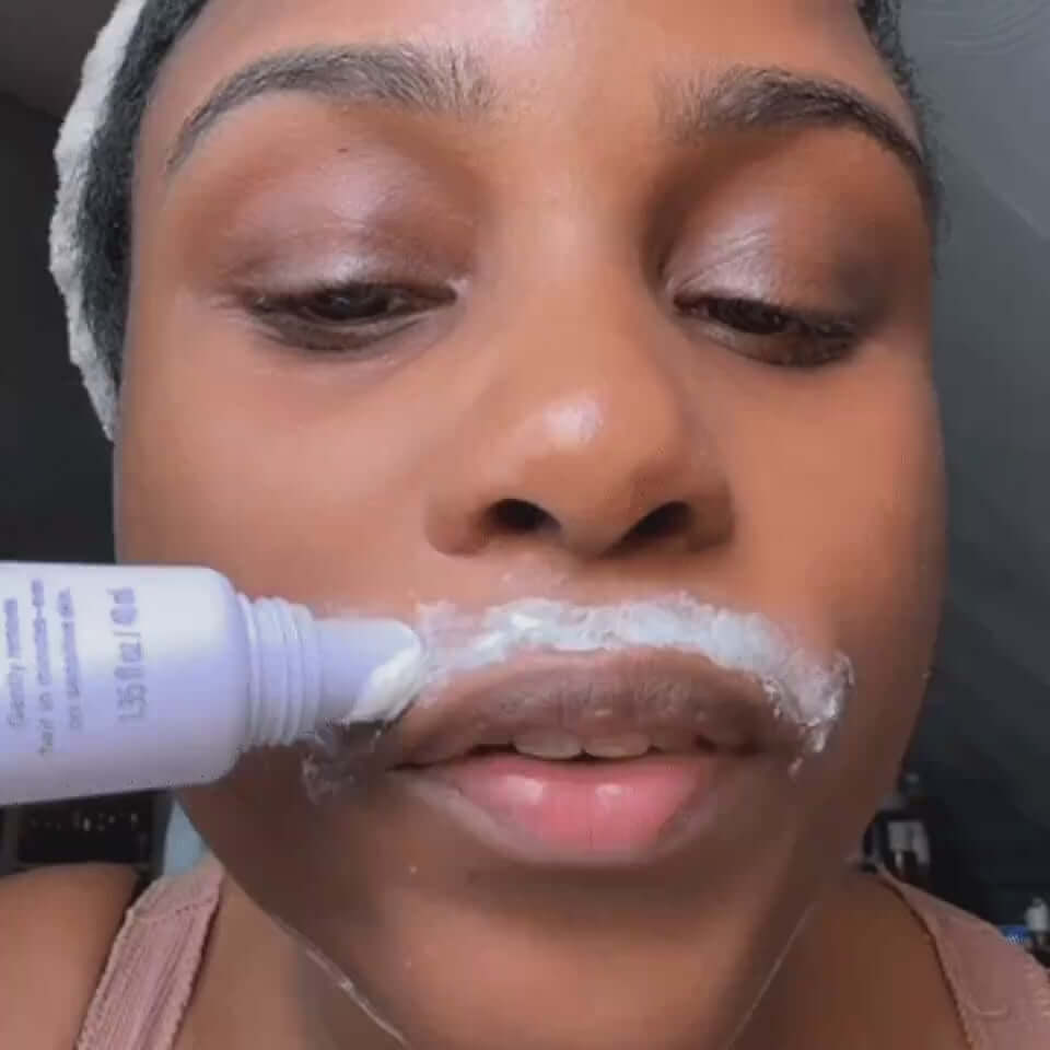 Women's skincare oil hair removal care